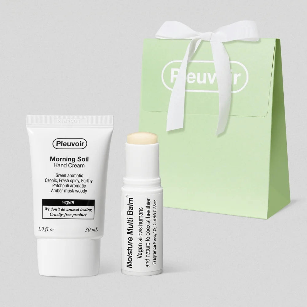 MORNING SOIL Hand Cream & Multi Balm Set