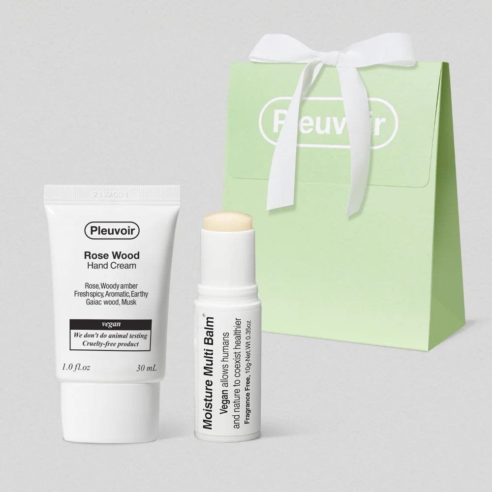 ROSE WOOD Hand Cream & Multi Balm Set