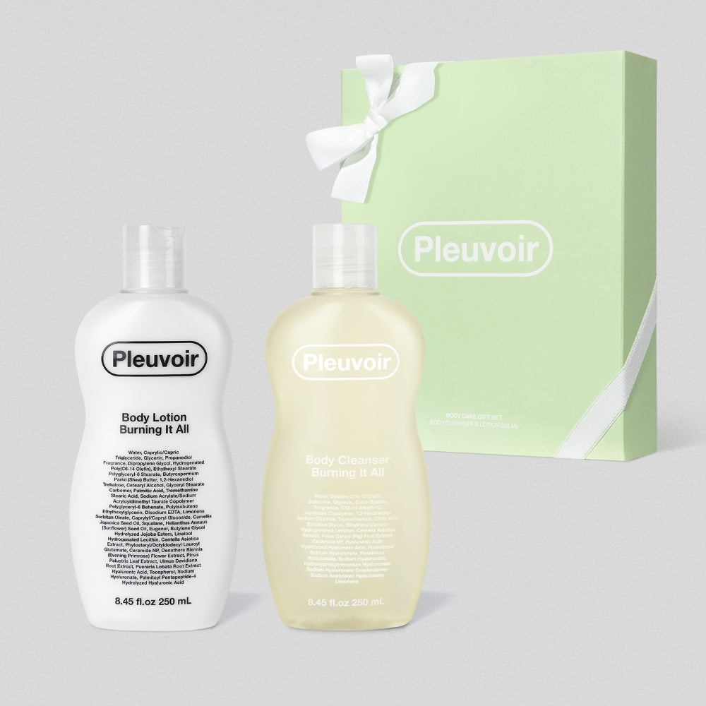 THE WHITE COLLECTION BURNING IT ALL Body Lotion & Body Cleanser 250ml x 2