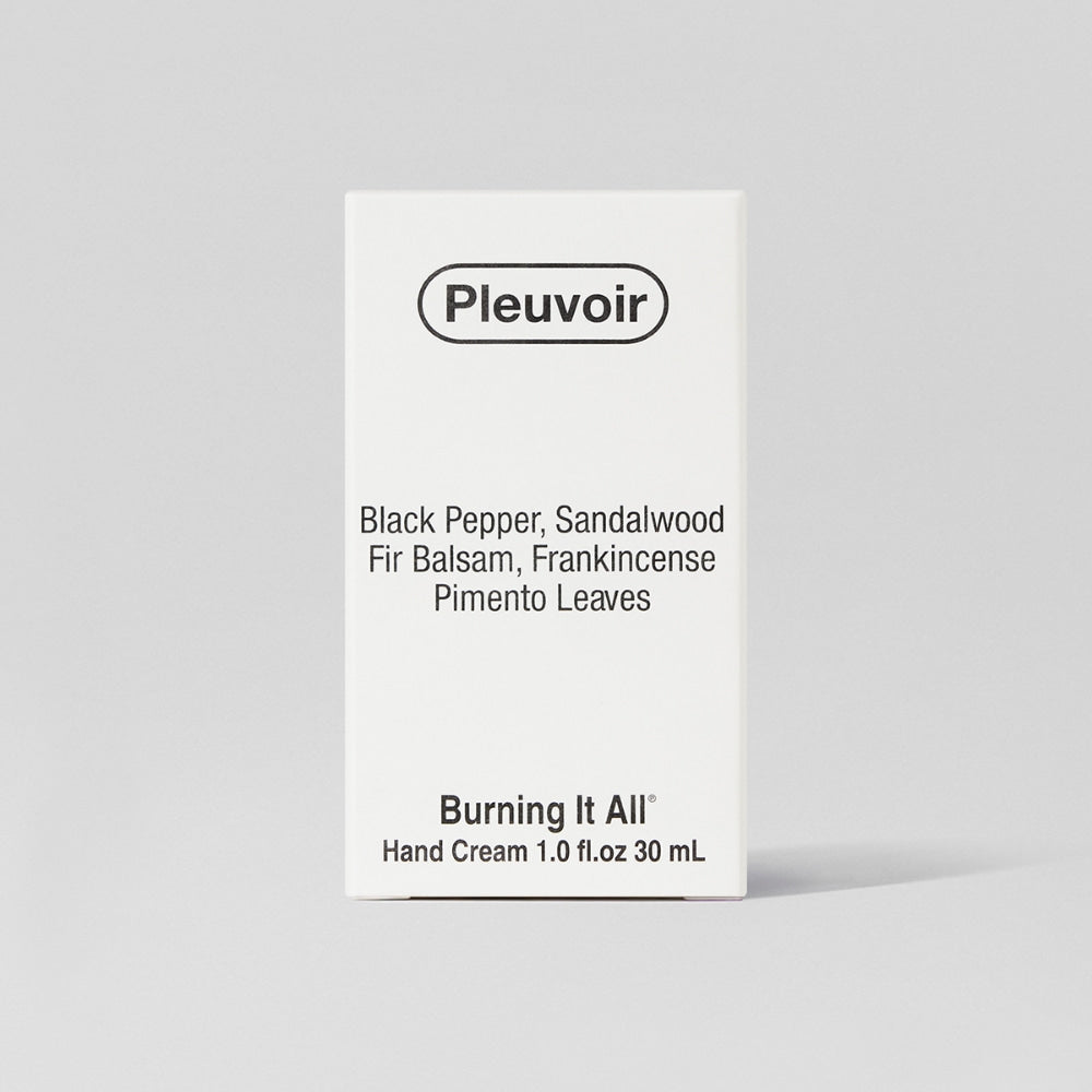 PLEUVOIR THE WHITE COLLECTION BURNING IT ALL Hand Cream 30mL