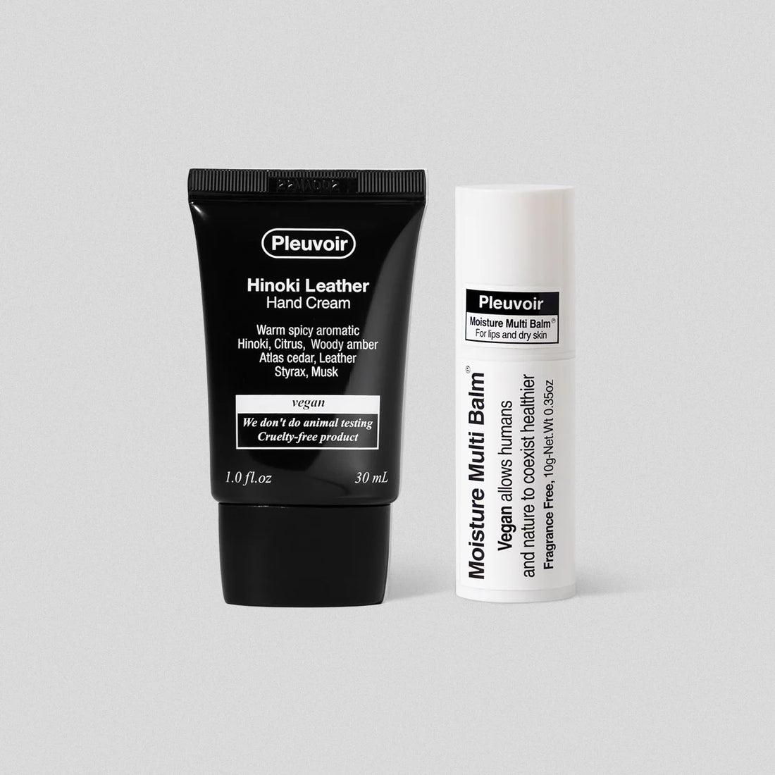 HINOKI LEATHER Hand Cream & Multi Balm Set