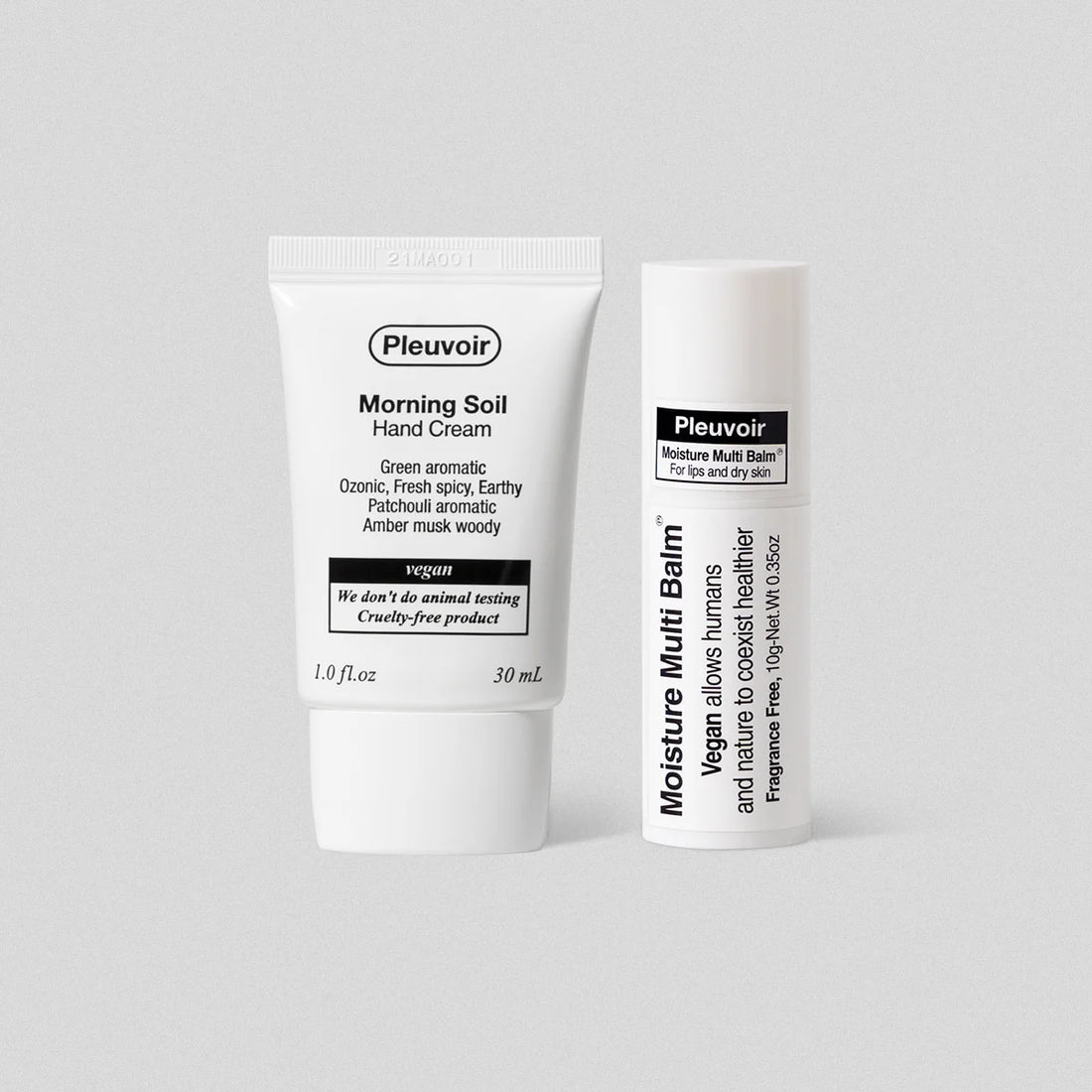 MORNING SOIL Hand Cream & Multi Balm Set