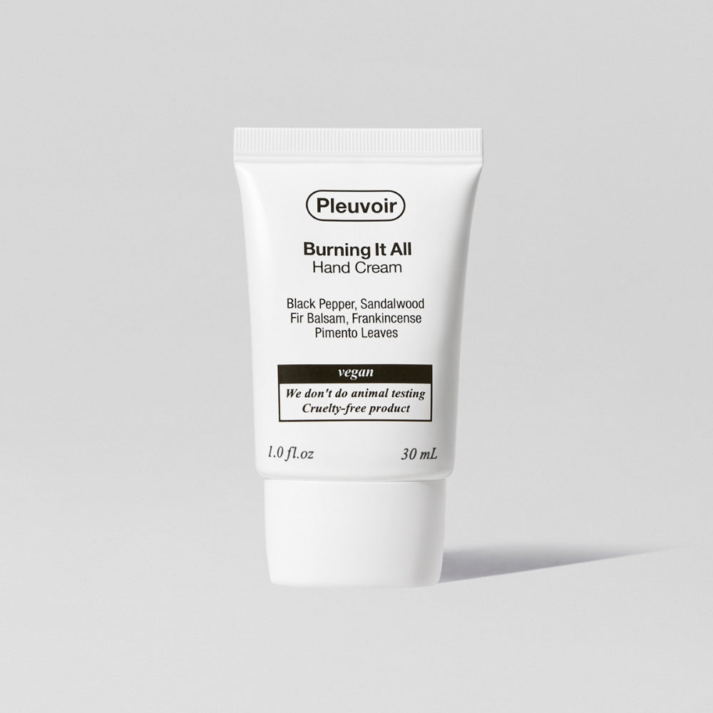 PLEUVOIR THE WHITE COLLECTION BURNING IT ALL Hand Cream 30mL