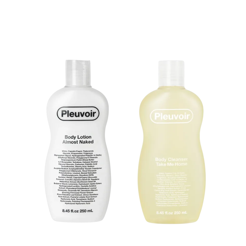 Pleuvoir Mix & Match Body Care Set – Lotion & Cleanser Duo (Choose any 2)