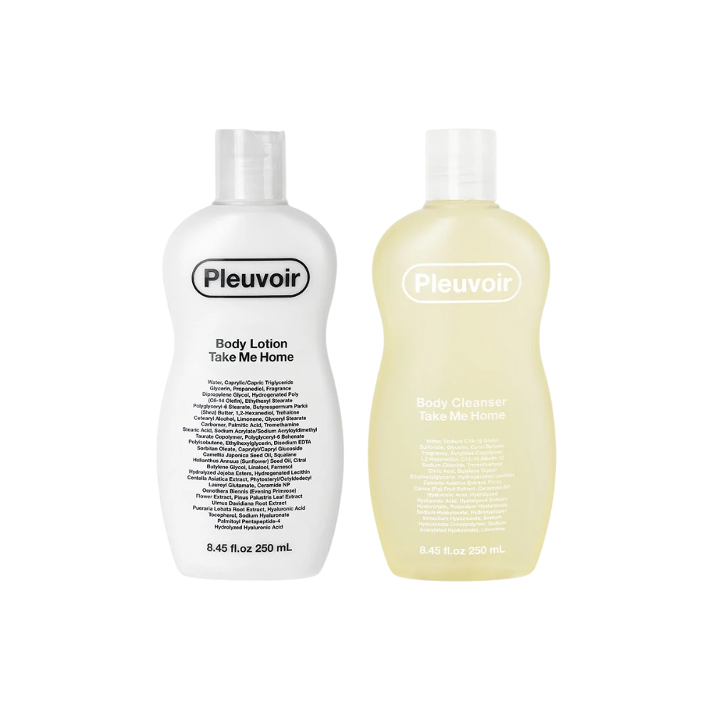 Pleuvoir Mix & Match Body Care Set – Lotion & Cleanser Duo (Choose any 2)