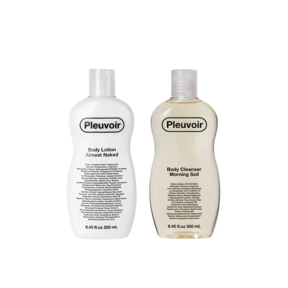 Pleuvoir Mix & Match Body Care Set – Lotion & Cleanser Duo (Choose any 2)