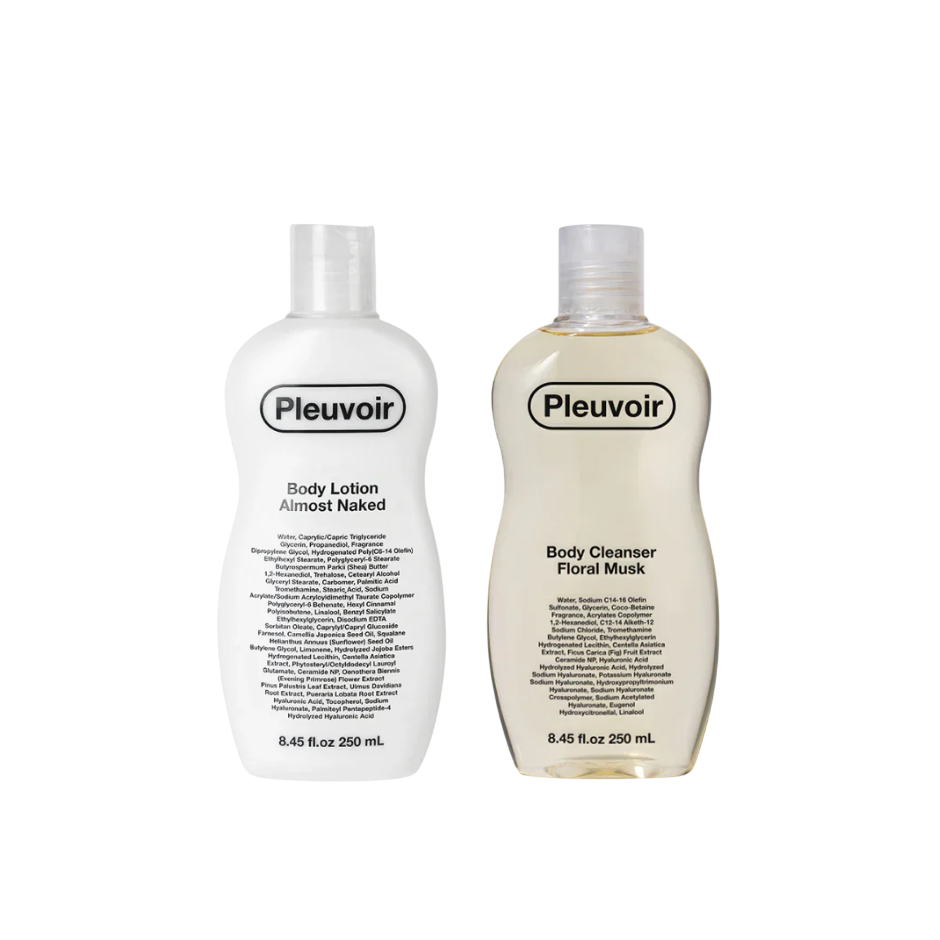 Pleuvoir Mix & Match Body Care Set – Lotion & Cleanser Duo (Choose any 2)