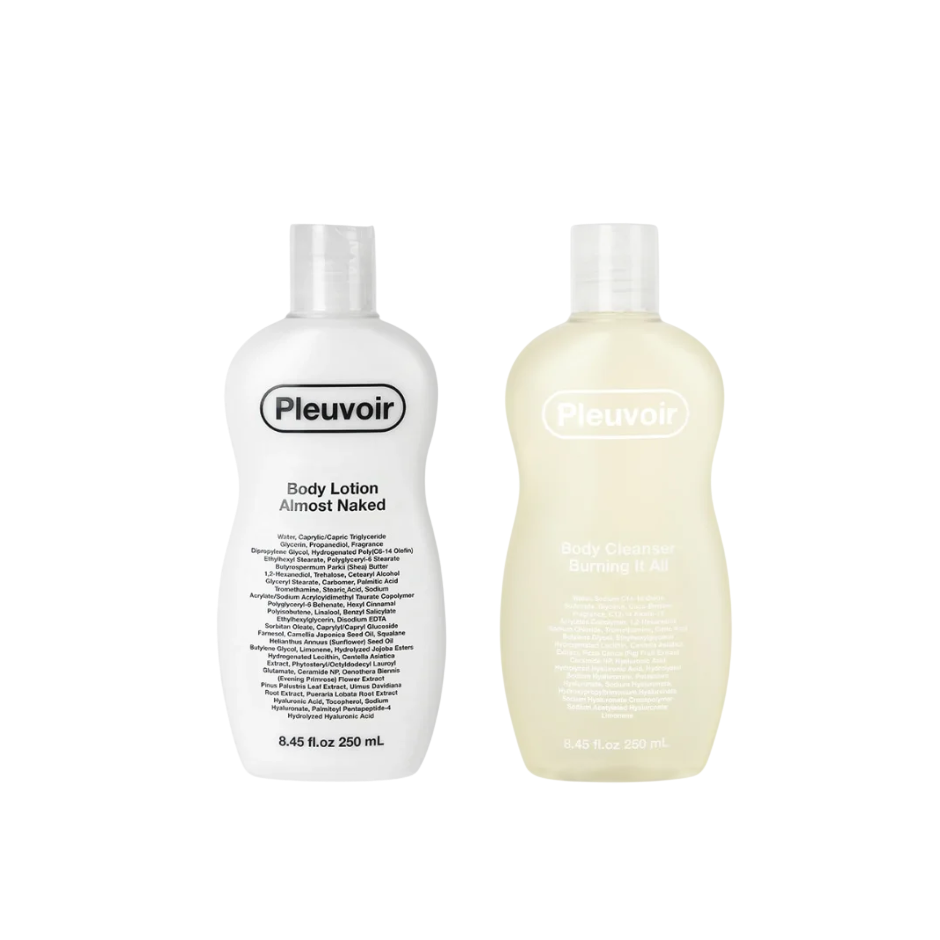 Pleuvoir Mix & Match Body Care Set – Lotion & Cleanser Duo (Choose any 2)