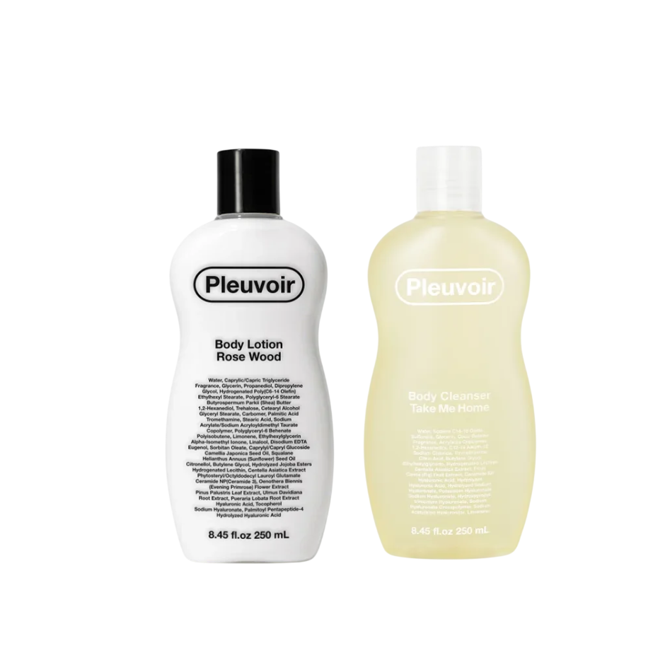 Pleuvoir Mix & Match Body Care Set – Lotion & Cleanser Duo (Choose any 2)