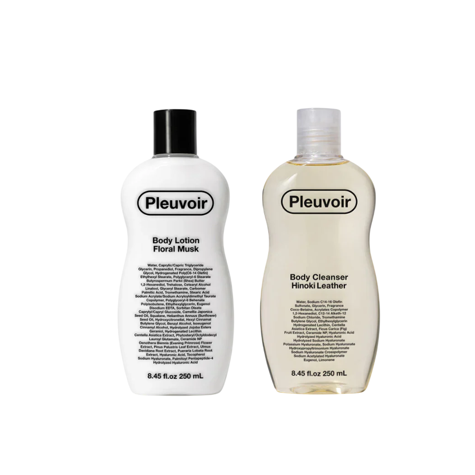 Pleuvoir Mix & Match Body Care Set – Lotion & Cleanser Duo (Choose any 2)