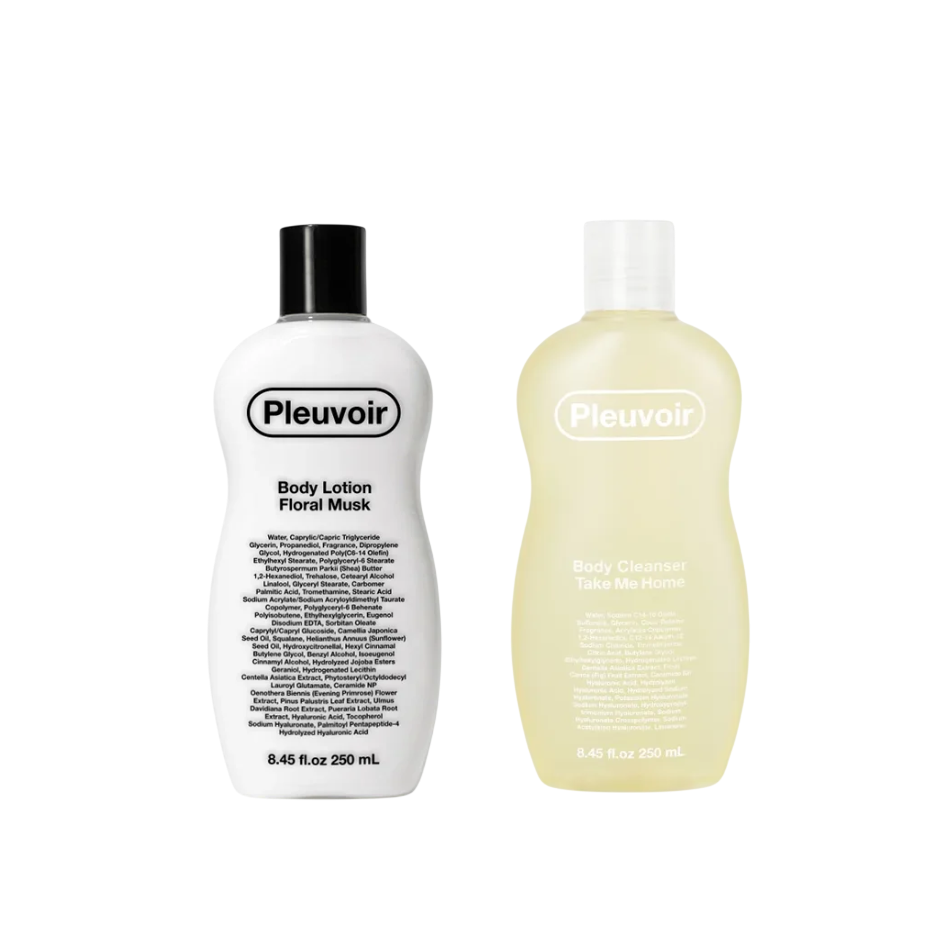 Pleuvoir Mix & Match Body Care Set – Lotion & Cleanser Duo (Choose any 2)