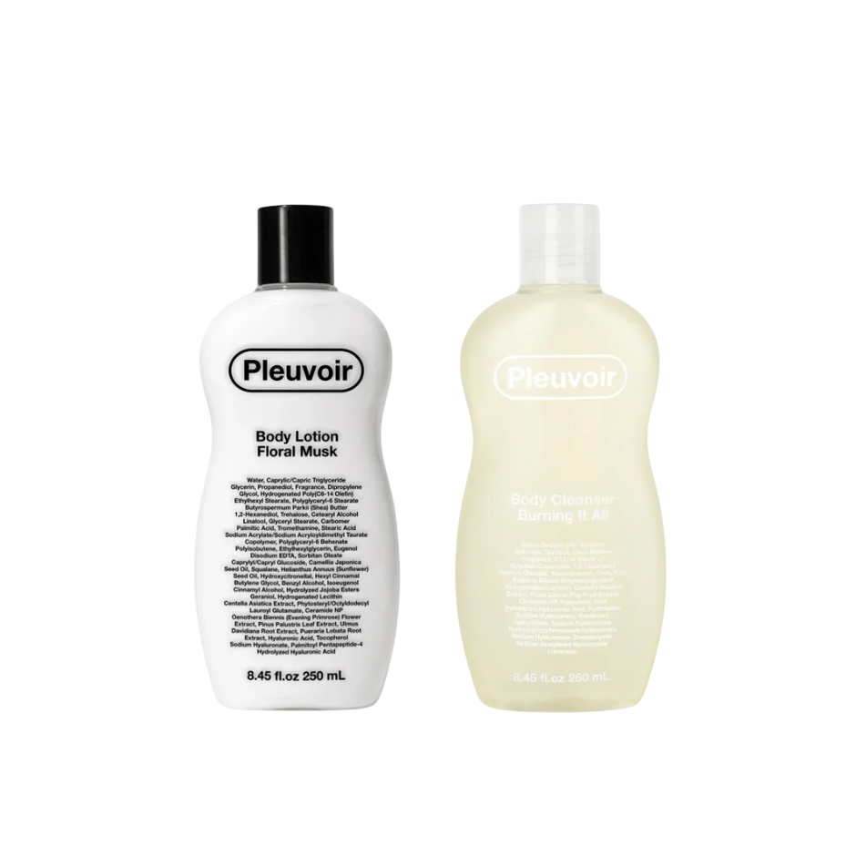 Pleuvoir Mix & Match Body Care Set – Lotion & Cleanser Duo (Choose any 2)
