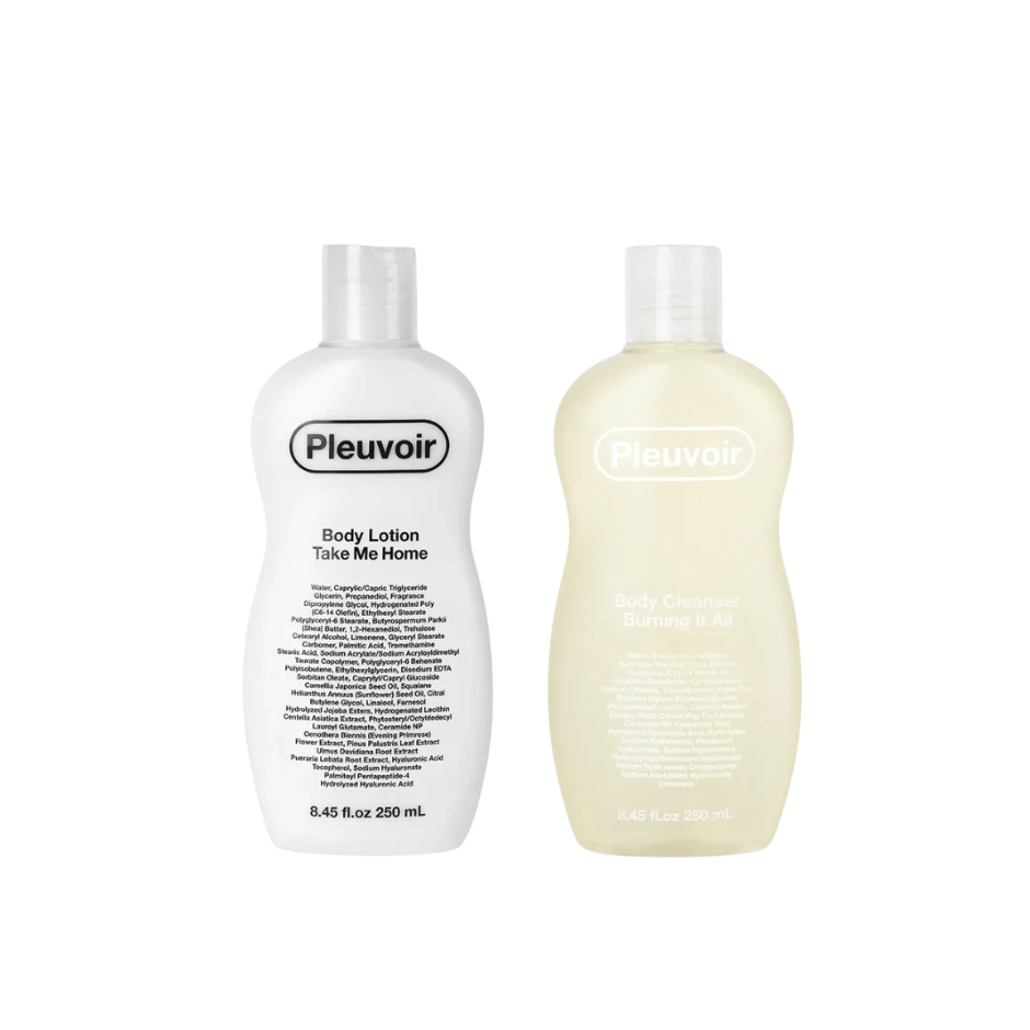 Pleuvoir Mix & Match Body Care Set – Lotion & Cleanser Duo (Choose any 2)