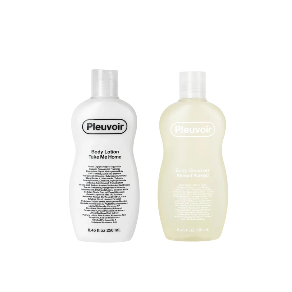 Pleuvoir Mix & Match Body Care Set – Lotion & Cleanser Duo (Choose any 2)