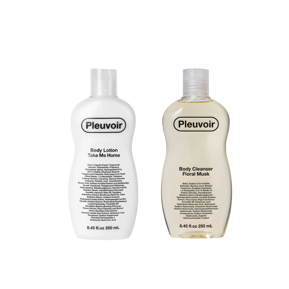 Pleuvoir Mix & Match Body Care Set – Lotion & Cleanser Duo (Choose any 2)