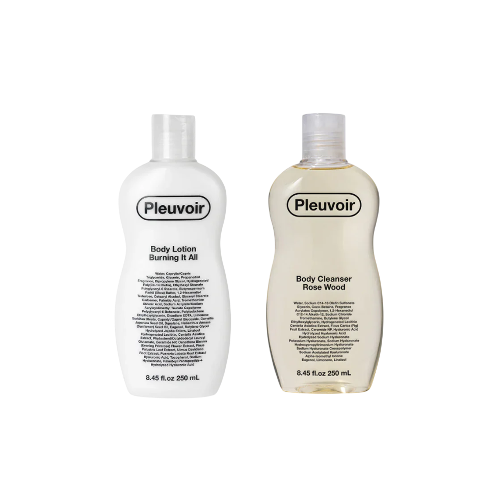 Pleuvoir Mix & Match Body Care Set – Lotion & Cleanser Duo (Choose any 2)