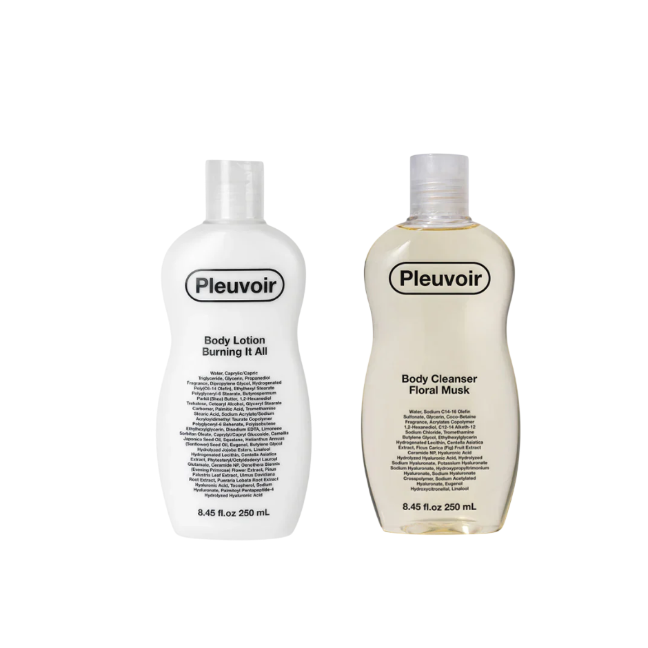 Pleuvoir Mix & Match Body Care Set – Lotion & Cleanser Duo (Choose any 2)