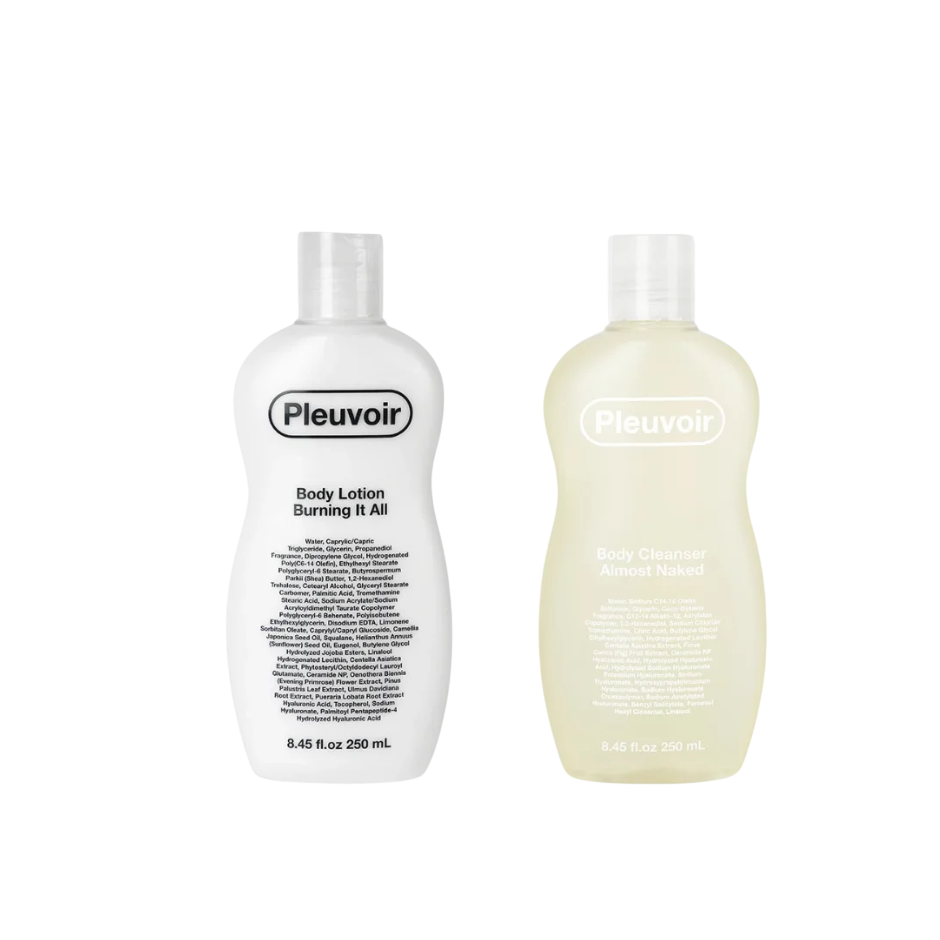 Pleuvoir Mix & Match Body Care Set – Lotion & Cleanser Duo (Choose any 2)