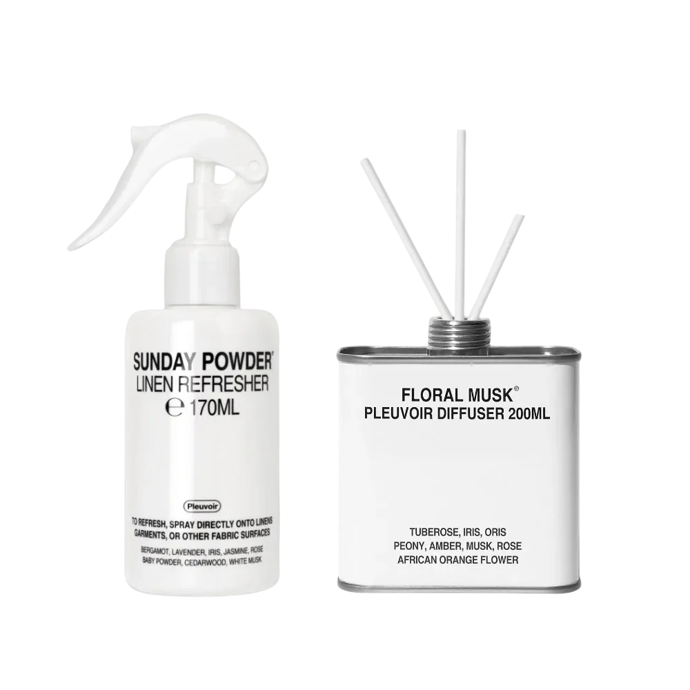 PLEUVOIR Home Refreshment Set Plubua Diffuser + Linen Spray