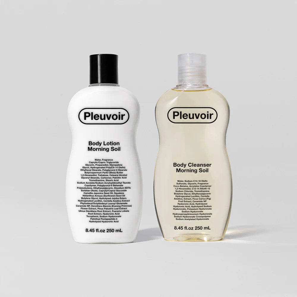 MORNING SOIL Body Set – Cleanser & Lotion 250ml x 2