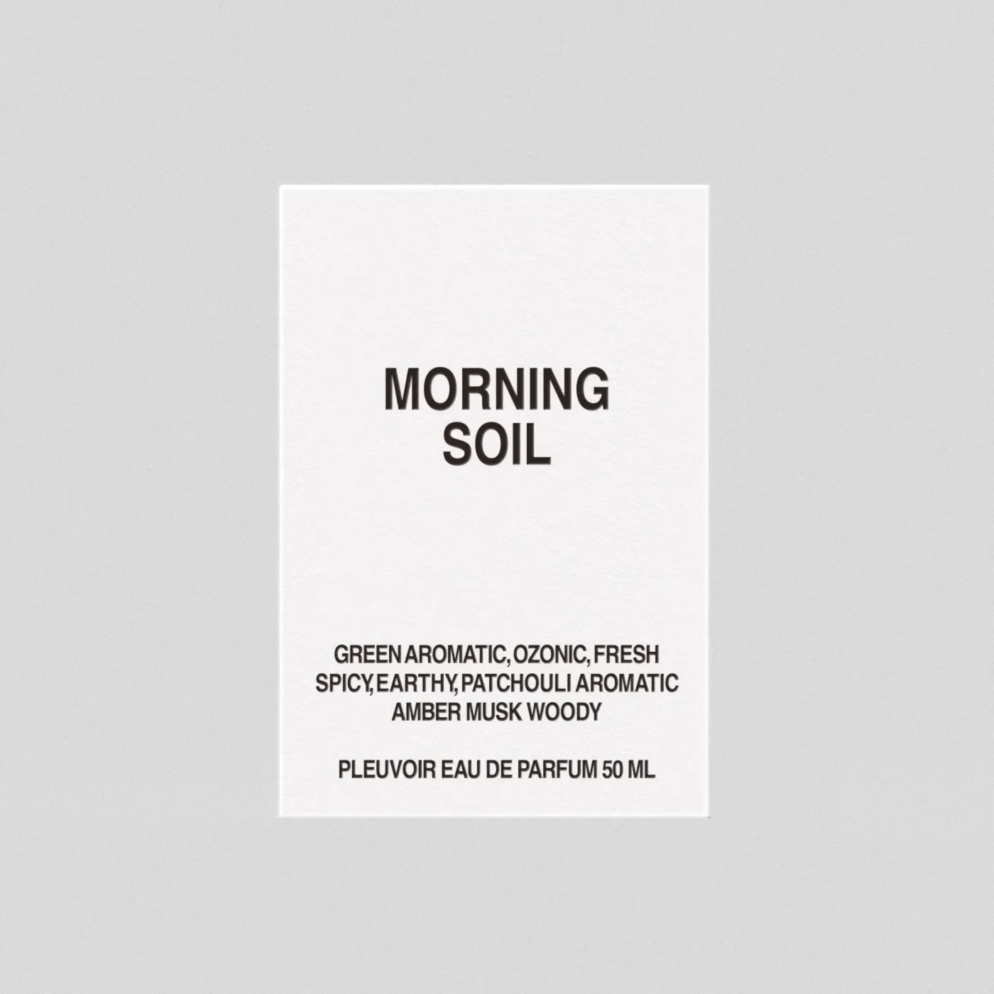 MORNING SOIL Eau De Parfum 50ml